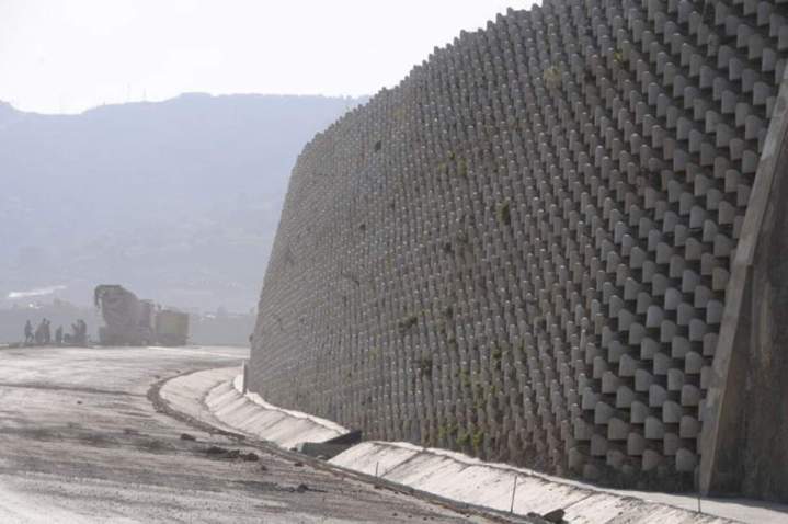 Green retaining wall works internationally
