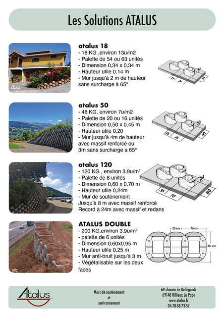 Atalus - 3 tailles À l'international