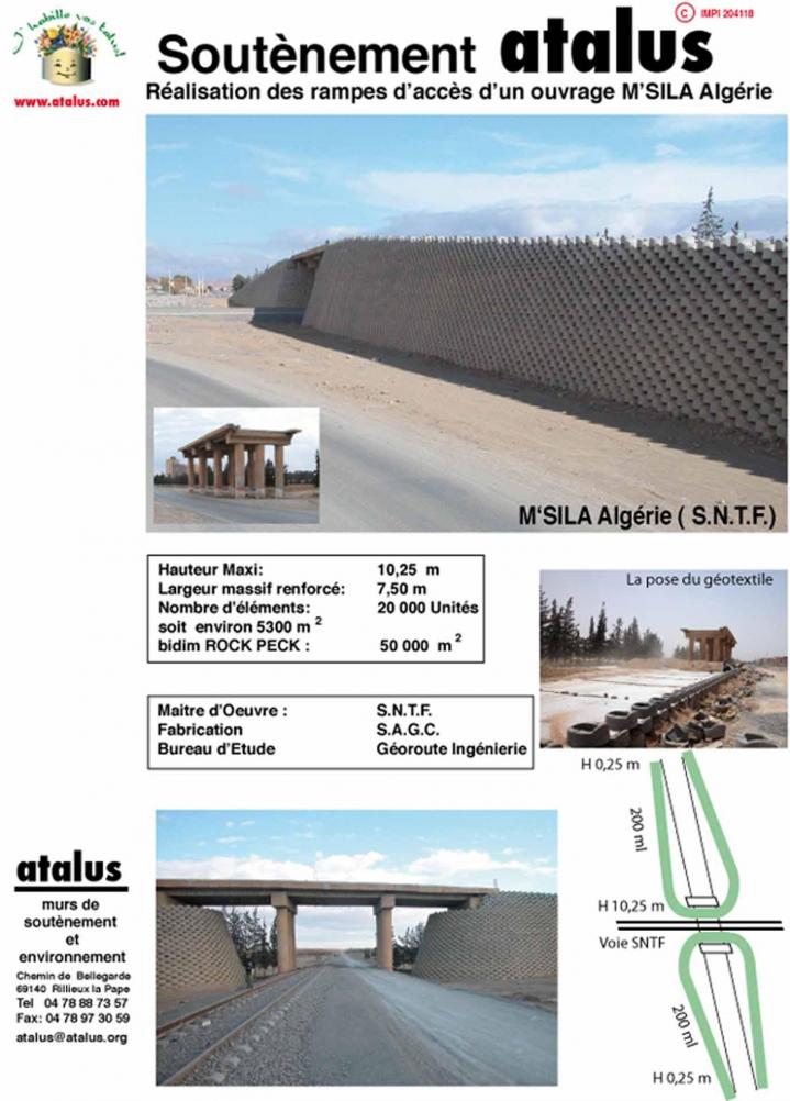 Travaux de murs de soutènement végétalisés À l'international