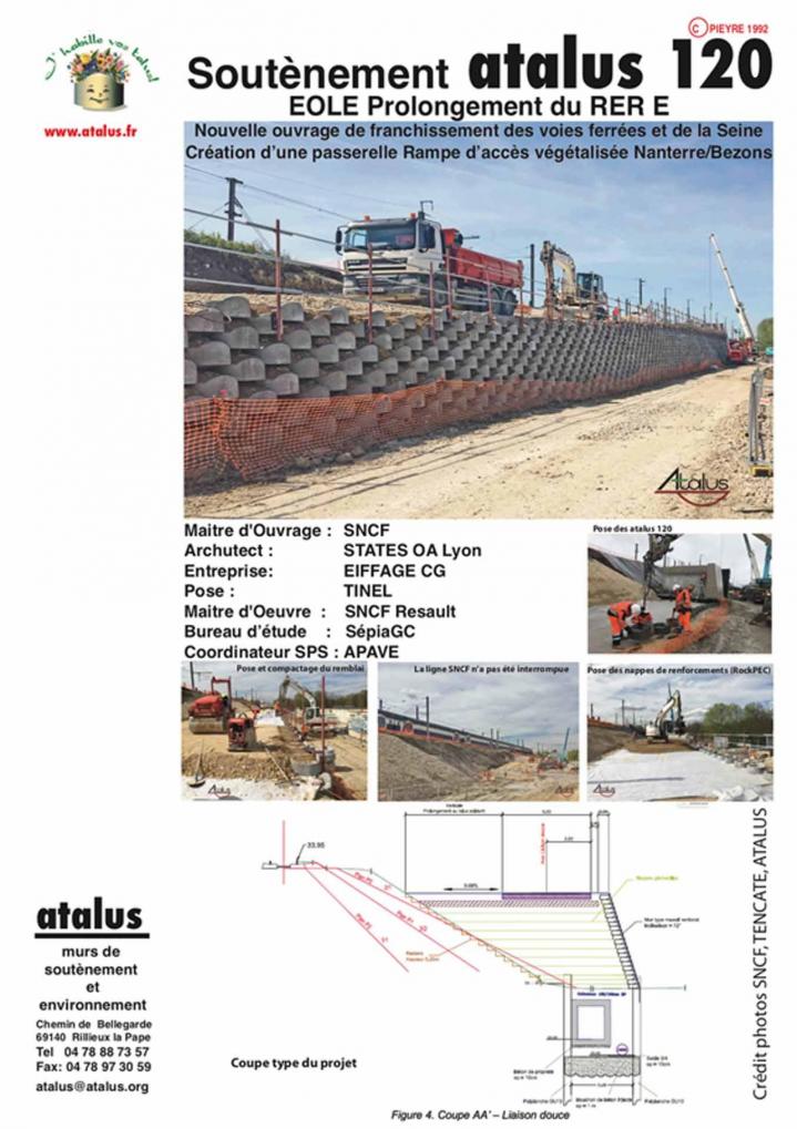 Travaux de murs de soutènement végétalisés À l'international