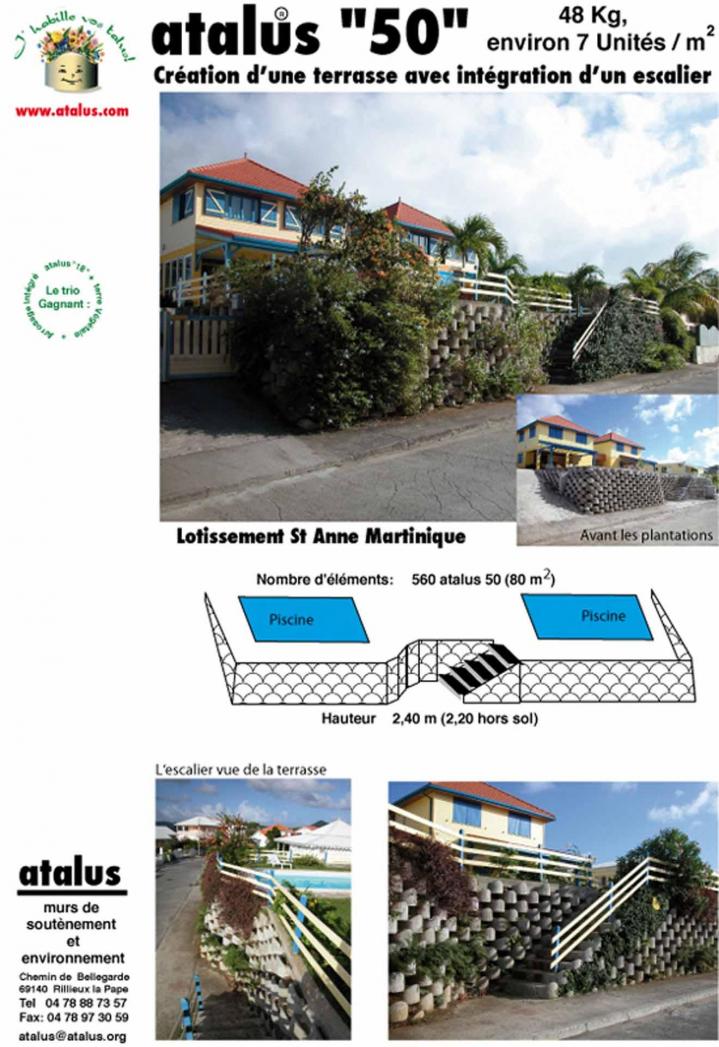 Travaux de Construction de murs de soutènement À l'international